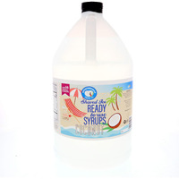 Hypothermias Shaved Ice & Snow Cone Syrup - Gallon (128 Fl. Oz) - Coconut - Made With Non-Gmo 100% Pure Cane Sugar, No Corn Syrup - Bpa-Free Recyclable Plastic Bottle