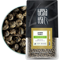 Tiesta Tea - Jasmine Pearls Green Tea | Single Origin Premium Jasmine Loose Leaf From China | 100% Pure Unblended Medium Caffeinated Tea | Hot Or Iced Tea & Up To 200 Cups - 16Oz Resealable Bulk Pouch