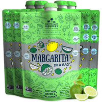 Lt. Blender's Margarita In A Bag - Margarita Mix - Each Bag Makes 1/2 Gallon Of Frozen Margaritas - Non-Gmo Cocktail Mix - No Blender Needed - Add Liquor, Wine Or As A Mocktail (Pack Of 5)