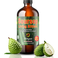 Herboganic Soursop Bitters | Promotes Overall Health | 8 Oz