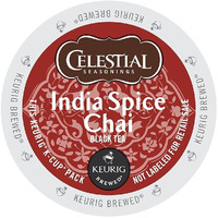 Celestial Seasonings India Spice Chai Tea K-Cup 48 Count Case