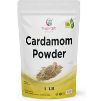 Ground Cardamom Powder 1 Lb | Adds Great Flavour To Baked Goods, Coffee, Tea And Curries | Ground Cardamom Bulk From Fresh And Aromatic Cardamom | Aka Elaichi, Cardamon | By Yogi's Gift
