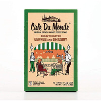 Cafe Du Monde Decaf Coffee And Chicory Single Serve Cups, Box Of 12, .41 Oz Each