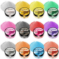 Edible Glitter For Drinks - 12 Colors Luster Dust Edible With Spoons Brushes, Food Grade Edible Glitter For Cake Decorating, Shimmering Edible Powder For Fondant, Chocolate, Strawberries, Candy - 4G