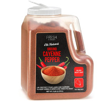 Cayenne Pepper Powder Bulk 5 Lb All Natural Red Pepper Spice 50,000 Shu Heat, Commercial And Home Cooking