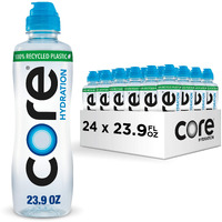 Core Hydration Perfectly Balanced Water, 23.9 Fl Oz Sport Cap Bottle (Pack Of 24)