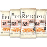 Epic Pink Himalayan Salt Pork Rinds, Keto Consumer Friendly, 4Ct Box 2.5Oz Bags (Pack Of 4)