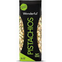Wonderful Pistachios In Shell, Roasted & Salted Nuts, 16 Ounce Bag, Protein Snacks, Gluten Free, Healthy Snack