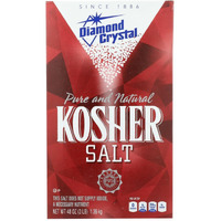 Diamond Crystal Pure And Natural Kosher Salt, 48 Oz (Pack Of 3)