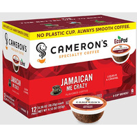 Cameron's Coffee Single Serve Coffee Pods, Flavored Jamaican Me Crazy, 12-Count, (Pack Of 1)