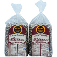 Amish Country Popcorn | 2-2Lbs Bags Blue Kernels | Old Fashioned, Non-Gmo And Gluten Free (2-2Lbs Bags)