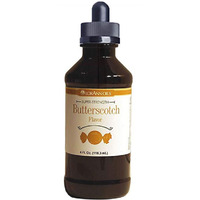 Lorann Butterscotch Ss Flavor, 4 Ounce Bottle - Includes A Threaded Glass Dropper