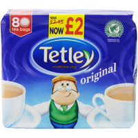 Tetley Tea, 80 Count Tea Bag (Pack Of 6)