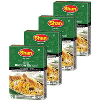Shan - Special Bombay Biryani Seasoning Mix (60G) - Spice Packets For Spicy Meat Pilaf (Pack Of 4)