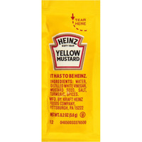 Heinz Mild Mustard Single Serve Packet (0.2 Oz Packets, Pack Of 500)