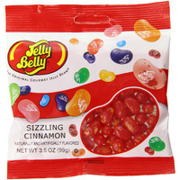 Jelly Belly Sizzling Cinnamon Jelly Beans, 3.5 Ounce (Pack Of 12)