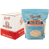 Bob's Red Mill Organic Quick Cooking Rolled Oats - 32 Oz (Pack Of 4)
