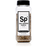 Spiceology - Salt Pepper Garlic - Spg - Use On: Steak, Chicken, Hamburgers, Brisket, Turkey, Stew - Bbq Rub - Seasoned Salt - Spices And Seasonings - Grill Seasoning