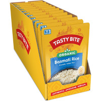 Tasty Bite Organic Basmati Rice, 8.8 Ounce, Pack Of 12, Ready To Eat, Microwavable, Vegan, Gluten-Free