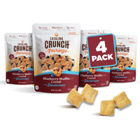 Catalina Crunch Pairings Blueberry Muffin Cereal, Vegan Snacks, Low Sugar 1G, Gluten & Grain Free, Low Carb, High Protein 10G & Fiber 7G, Keto Friendly Breakfast, Plant Based, 9 Oz (Pack Of 4)