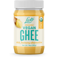 Livlo Organic Vegan Ghee - Plant Based Butter - No Refrigeration Necessary - Dairy Free, Soy Free, Gluten Free Substitute To Ghee And Butter - 14 Oz.