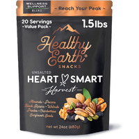 Mixed Nuts Unsalted | Trail Mix | Trail Mix Without Peanuts | Sugar Free Snacks | Gourmet Snacks, Protein Snacks, Gluten Free, No Preservatives, High Fiber Snacks (Wellness Support)