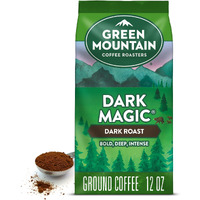 Green Mountain Coffee Roasters, Dark Magic, Ground Coffee, Dark Roast, Bagged 12Oz.