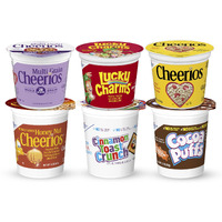 General Mills Cereals Cup Assorted Family Variety Pack (Pack Of 60)