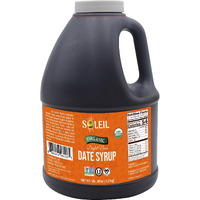 5Lb Organic Date Syrup | Made With100% Deglet Noor Dates | Certified Organic, Non-Gmo, Kosher & Vegan. Healthy Natural Sweetener With No Added Sugars Or Preservatives, Gluten-Free, Bpa-Free.