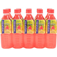 Aloevine Aloe Vera Juice Drink Watermelon Pure With Chunks Of Aloe | 16.9 Oz 10 Pack | Plant Based Vegetable Korean Drinks
