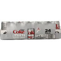 Diet Coke Mini-Cans, 7.5 Fl Oz (Pack Of 24)