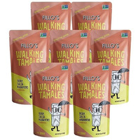 Fillo's Walking Tamales, Salsa Habanero, Pk Of 7, Ready-To-Eat, Delicious, Gluten-Free, Preservative-Free, No Added Sugar, Vegan Friendly, Microwavable, Non-Gmo