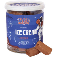 Super Garden Freeze Dried Ice Cream Chocolate | Crunchy And Creamy Freeze Dried Candy | Chololate Ice Cream Loved By Kids | Perfect Backpacking Food | No Melting Freeze Dried Dessert For On-The-Go Enjoyment | 1.41Oz