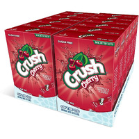 Crush- Powder Drink Mix - Sugar Free & Delicious (Cherry, 72 Sticks)