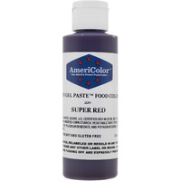 Americolor Soft Gel Paste Food Color, 4.5-Ounce, Super Red