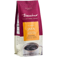 Teeccino Java Chicory Coffee Alternative - Ground Herbal Coffee Thats Prebiotic, Caffeine Free & Acid Free, Medium Roast, 11 Ounce