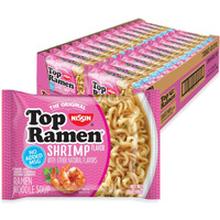 Nissin Top Ramen, Shrimp Flavor, 3 Ounce (Pack Of 24)