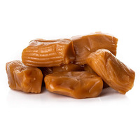 Oregon Farm Fresh Snacks Salted Caramel Gourmet Candy - Oregon Made Caramel Candy With Sea Salt And Vanilla - Gluten Free Delicious Chewy Sea Salt Caramels - Soft Caramels Individually Wrapped (16 Oz)
