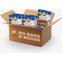 Sunbelt Bakery Fudge Dipped Chocolate Chip Chewy Granola Bars, 50-1.1 Oz Bars (5 Boxes)