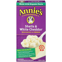 Annies Homegrown Totally Natural Shells And White Cheddar Macaroni And Cheese