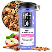 Tiesta Tea - Nutty Almond Cream | Cinnamon Almond Herbal Tea |Premium Loose Leaf Tea Blend |Non-Caffeinated Fruit Tea | Make Hot Or Iced Tea & Brews Up To 50 Cups - 6.2 Ounce Refillable Tin