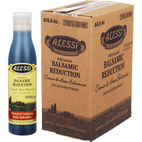 Alessi Balsamic Vinegar Reduction, Autentico From Italy, Ideal On Caprese Salad, Fruits, Cheeses, Meats, Marinades, Traditional Balsamic (Traditional Balsamic, 8.5 Fl Oz (Pack Of 6))