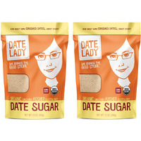 Organic Date Sugar, 1.5 Lb | 100% Whole Food | Vegan, Paleo, Gluten-Free & Kosher | 100% Ground Dates | Sugar Substitute And Alternative Sweetener For Baking | Contains Fiber From The Date (2 Bags)