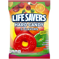 Life Savers 5 Flavors Hard Candy Bag, 6.25 Ounce (Pack Of 12)