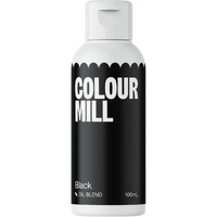 Colour Mill Oil-Based Food Coloring, 100 Milliliters Black
