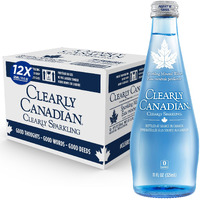 Clearly Canadian Clearly Sparkling Spring Water Beverage, Natural & Carbonated Seltzer Water, 1 Case (12 Bottles X 325Ml)