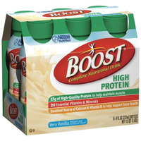 Boost High Protein Nutritional Energy Drink, Vanilla, 8 Ounce Bottle (Pack Of 24)