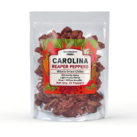 Unpretentious Whole Dried Carolina Reaper Chiles, 25 Count, Extremely Spicy Chiles, Hot Sauce