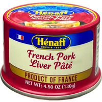 From France Henaff French Pork Liver Pate -Pate De Foie 130 Gr Pack Of 3