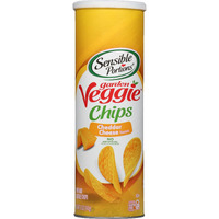 Sensible Portions Stacked Garden Veggie Chips, Cheddar, 5 Oz (Pack Of 12)